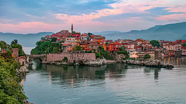 Bartın şehrinden genel görünüm