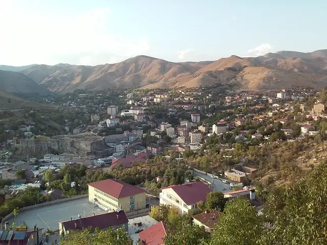 Bitlis şehrinden genel görünüm