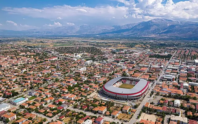 Erzincan şehrinden genel görünüm