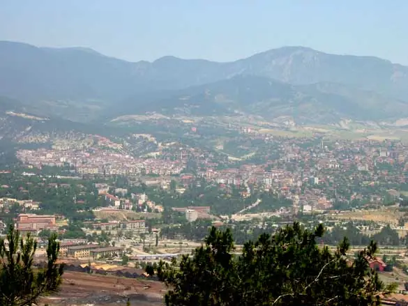Karabük şehrinden genel görünüm