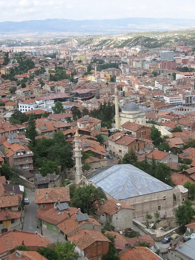 Kastamonu şehrinden genel görünüm