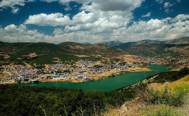 Tunceli şehrinden genel görünüm